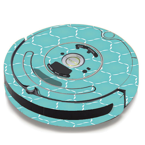  Blue Hexagon iRobot Roomba 650/655 Skin