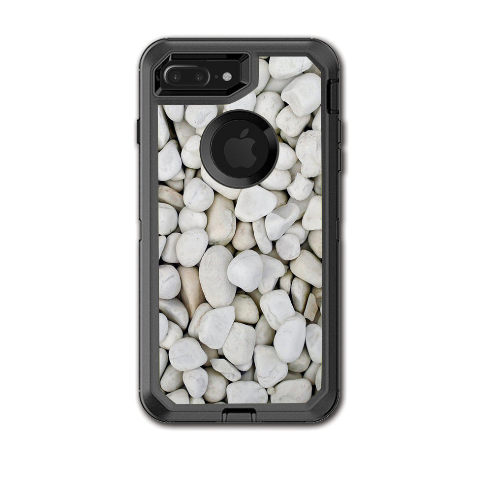  White Rocks Otterbox Defender iPhone 7+ Plus or iPhone 8+ Plus Skin