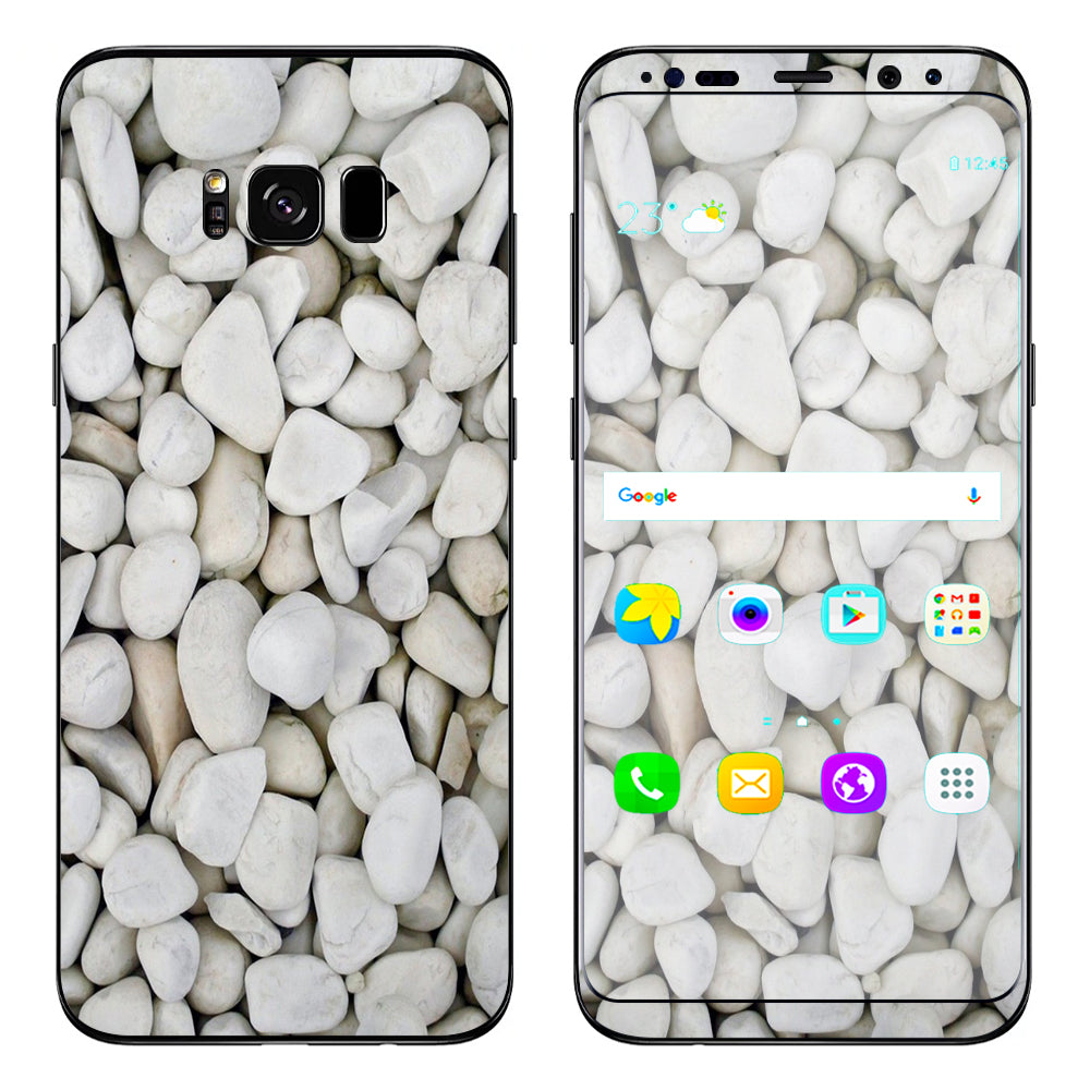  White Rocks Samsung Galaxy S8 Plus Skin