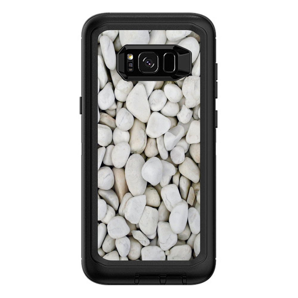  White Rocks Otterbox Defender Samsung Galaxy S8 Plus Skin