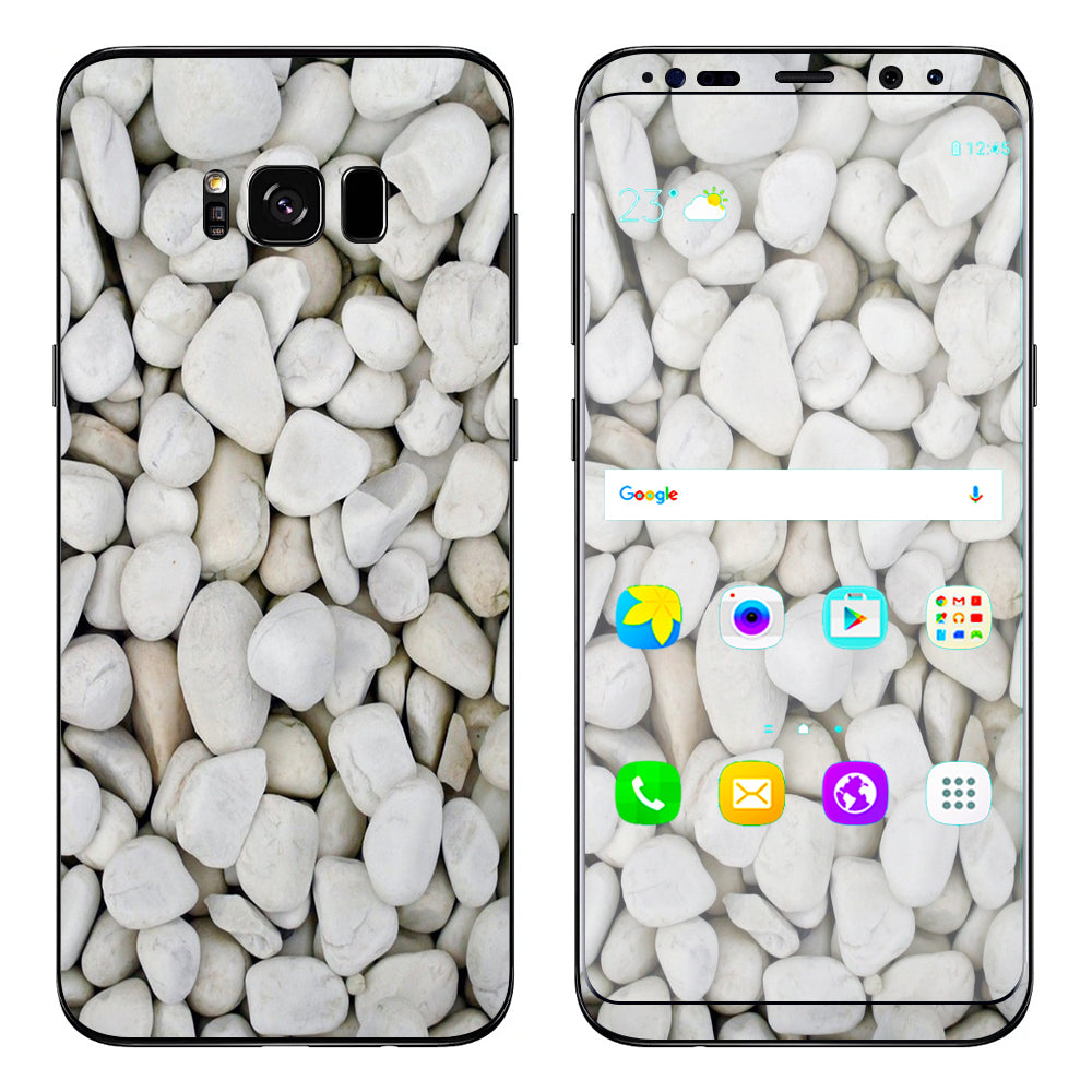  White Rocks Samsung Galaxy S8 Skin