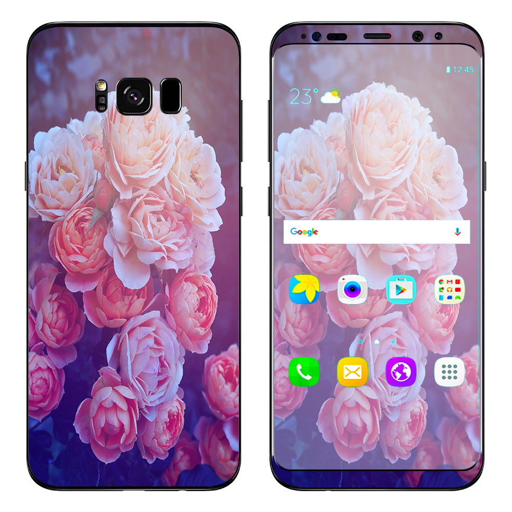  Pink Roses Samsung Galaxy S8 Skin