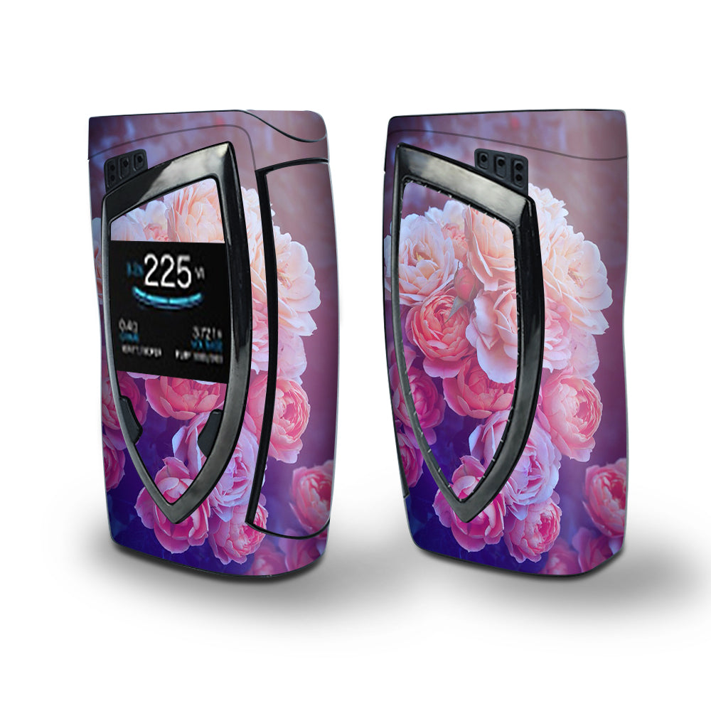 Skin Decal Vinyl Wrap for Smok Devilkin Kit 225w Vape (includes TFV12 Prince Tank Skins) skins cover/ Pink Roses