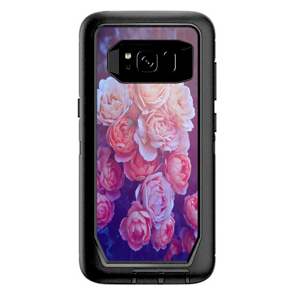  Pink Roses Otterbox Defender Samsung Galaxy S8 Skin