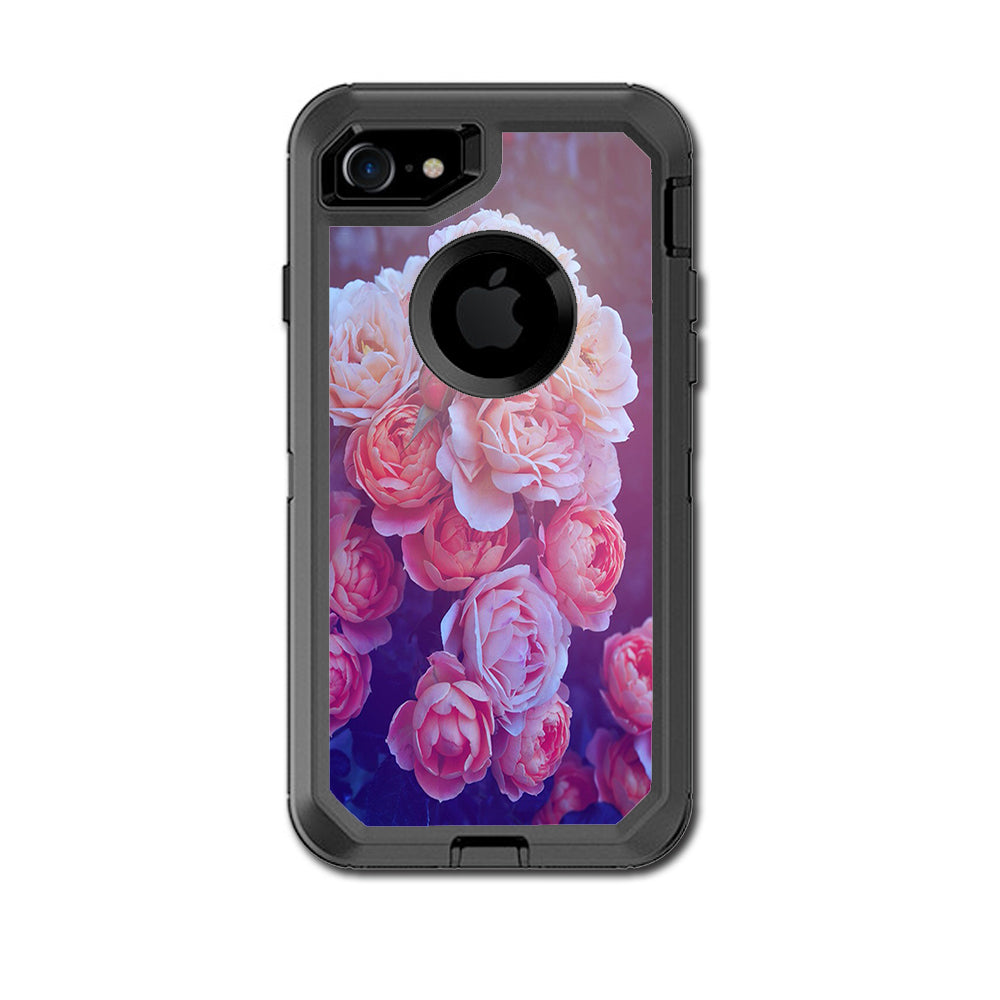  Pink Roses Otterbox Defender iPhone 7 or iPhone 8 Skin