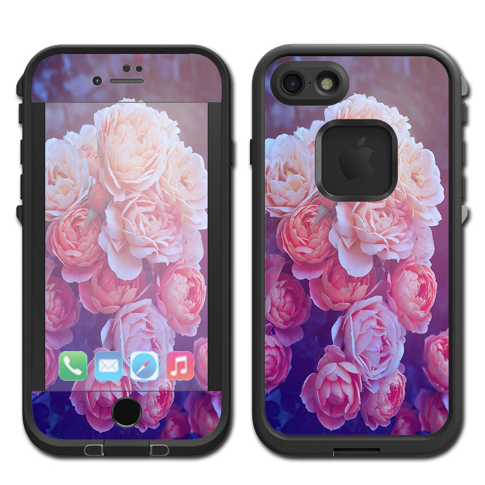  Pink Roses Lifeproof Fre iPhone 7 or iPhone 8 Skin