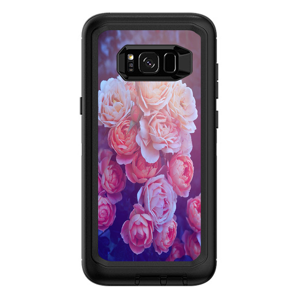  Pink Roses Otterbox Defender Samsung Galaxy S8 Plus Skin