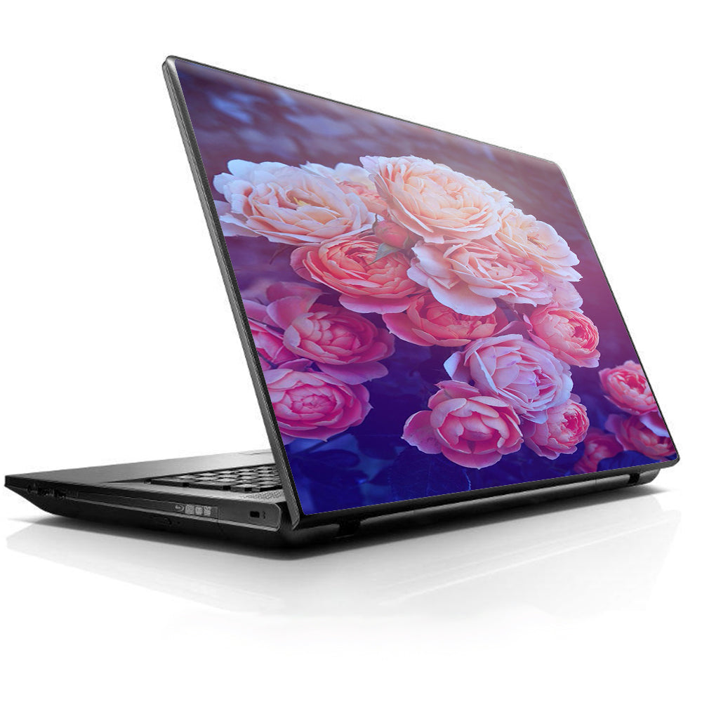  Pink Roses Universal 13 to 16 inch wide laptop Skin