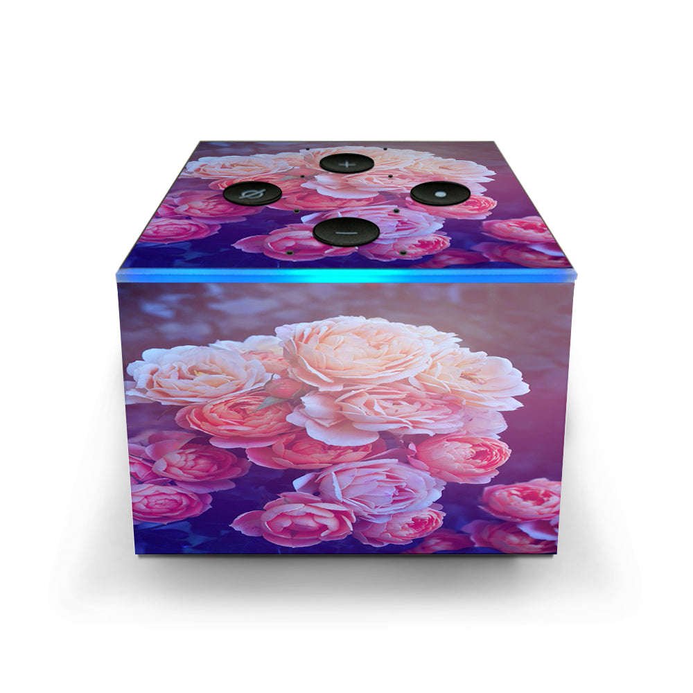  Pink Roses Amazon Fire TV Cube Skin