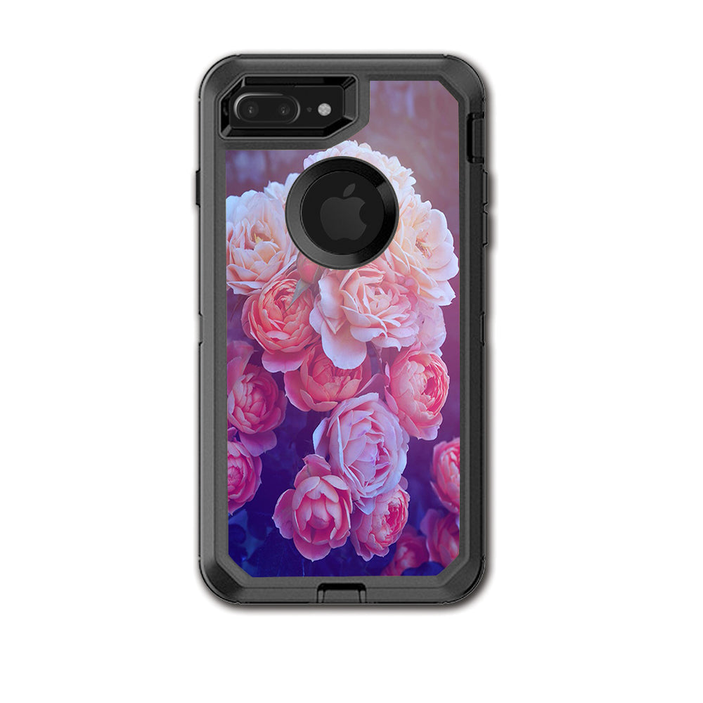  Pink Roses Otterbox Defender iPhone 7+ Plus or iPhone 8+ Plus Skin