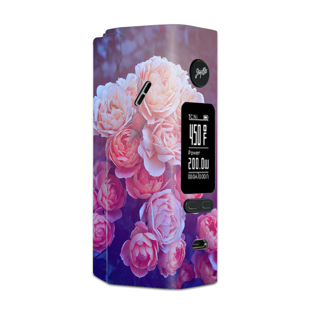 Pink Roses Wismec Reuleaux RX 2/3 combo kit Skin