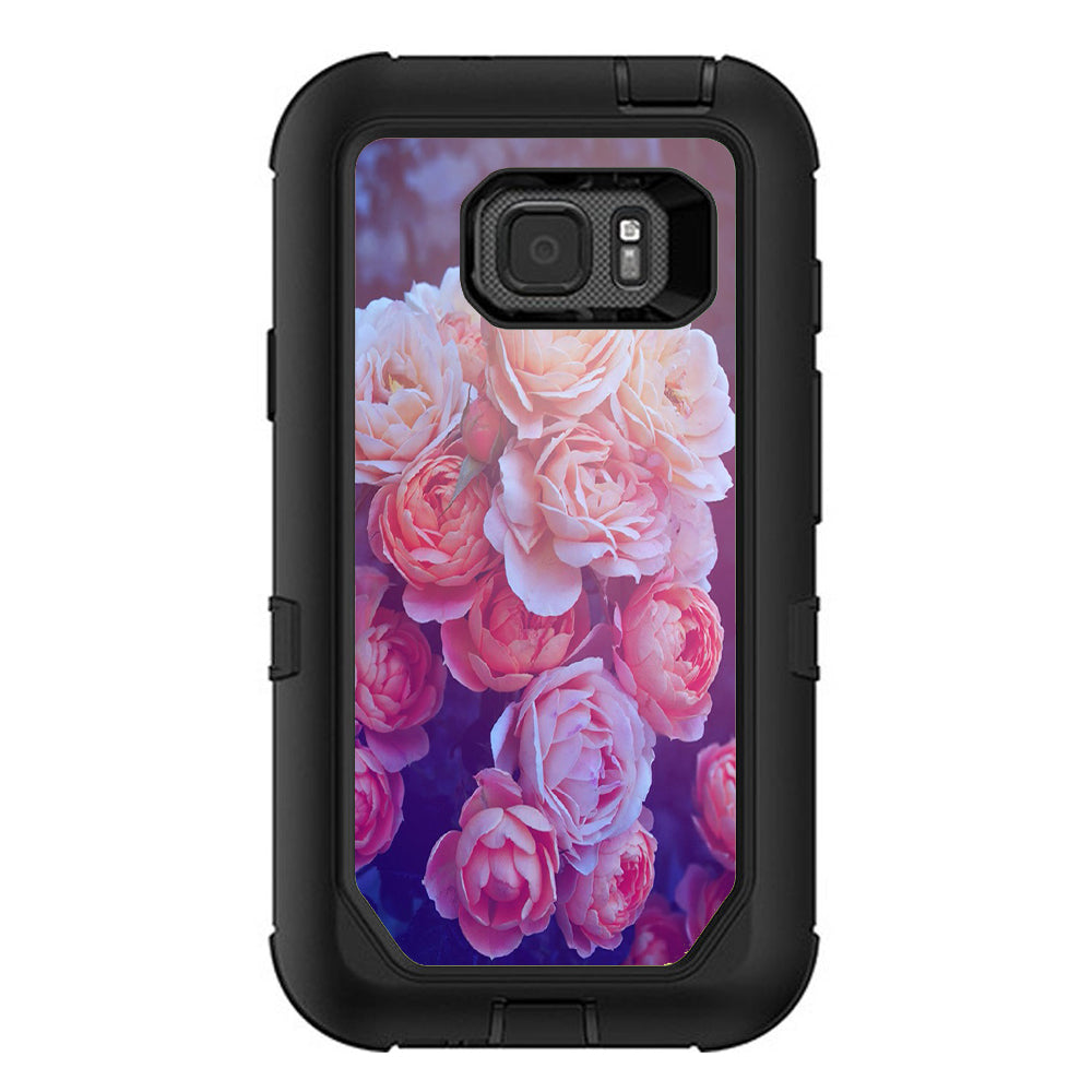  Pink Roses Otterbox Defender Samsung Galaxy S7 Active Skin