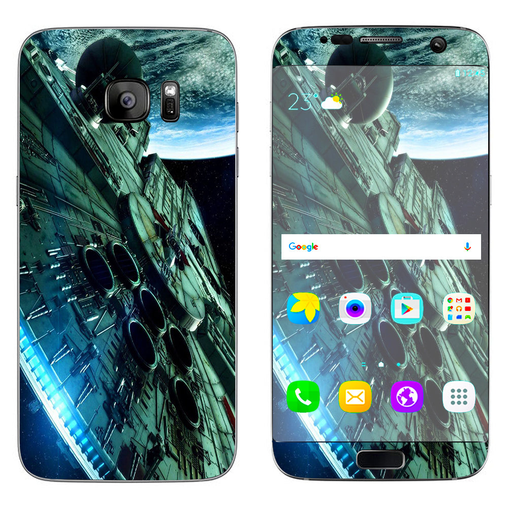  Spaceship Samsung Galaxy S7 Edge Skin