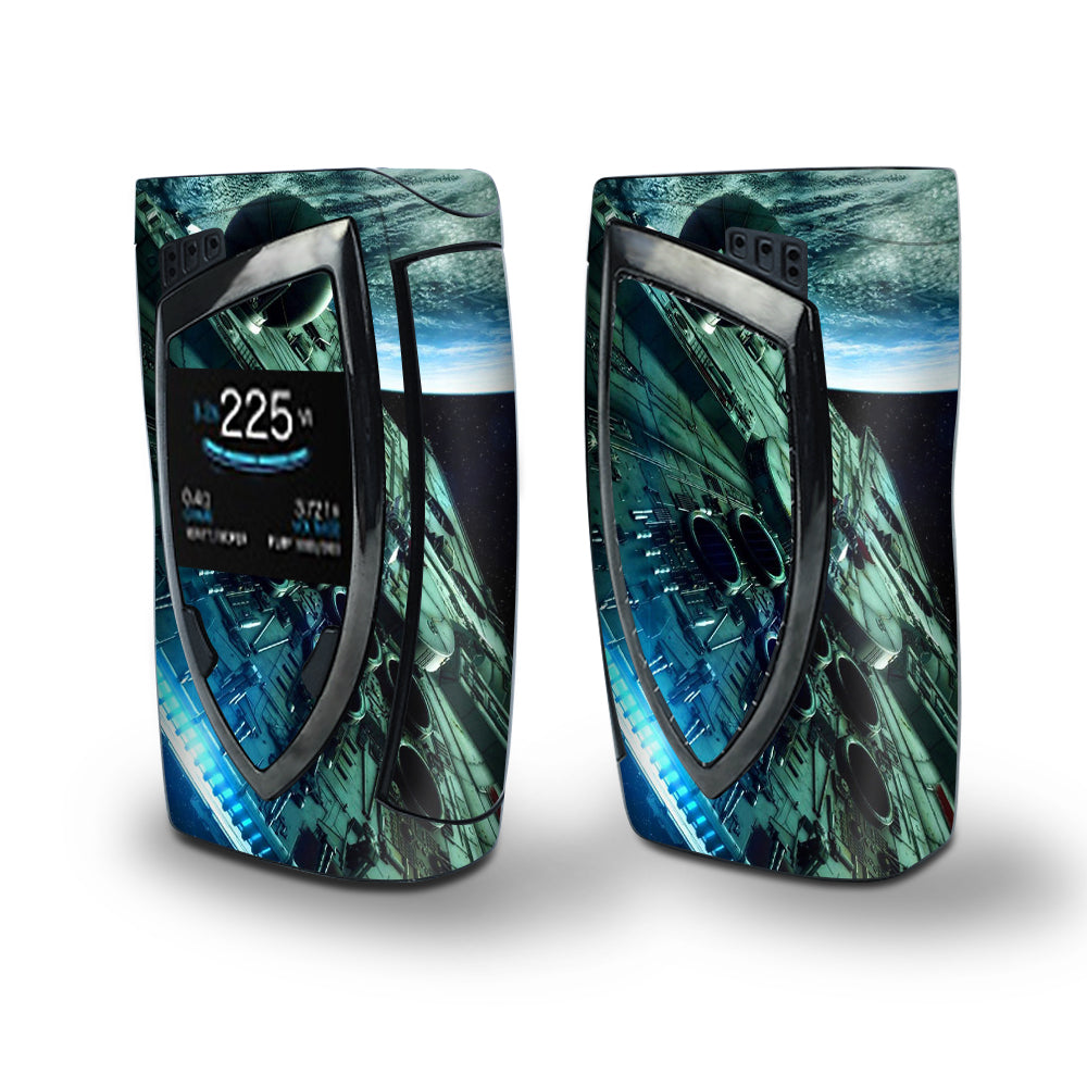 Skin Decal Vinyl Wrap for Smok Devilkin Kit 225w Vape (includes TFV12 Prince Tank Skins) skins cover/ Spaceship