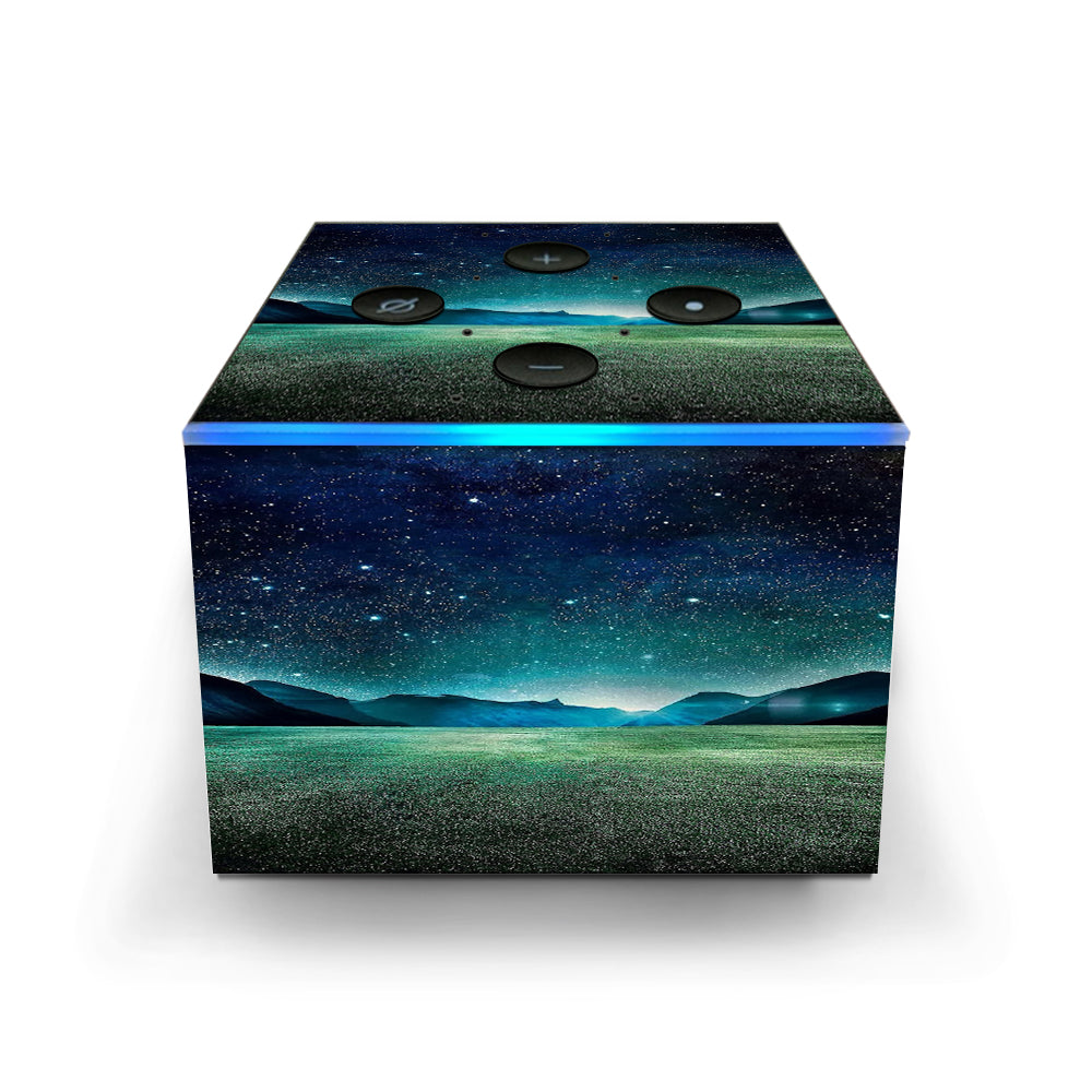  Starry Nightfield Amazon Fire TV Cube Skin