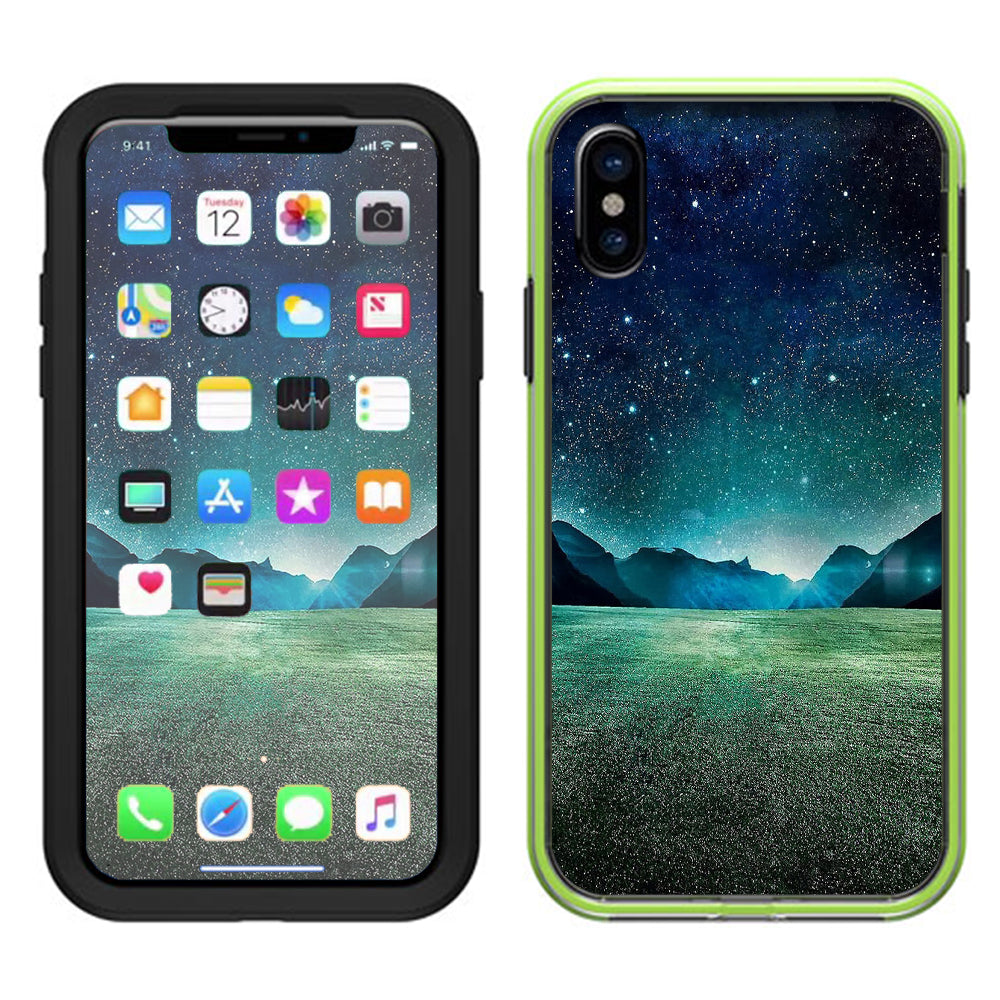  Starry Nightfield Lifeproof Slam Case iPhone X Skin