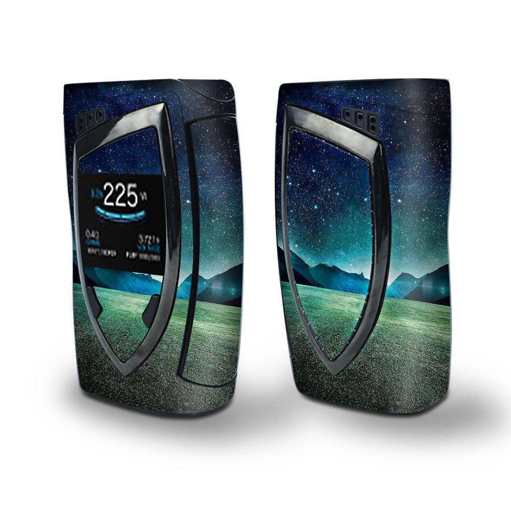 Skin Decal Vinyl Wrap for Smok Devilkin Kit 225w Vape (includes TFV12 Prince Tank Skins) skins cover/ Starry nightfield