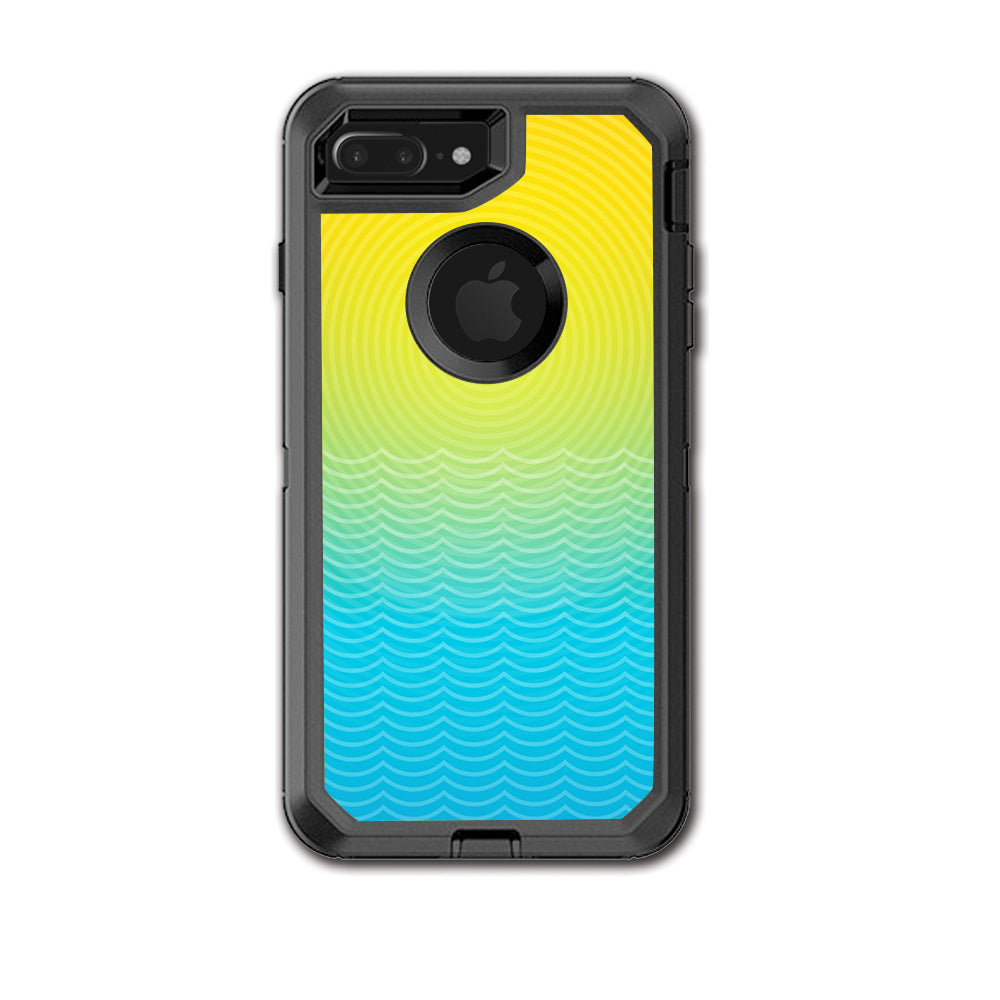  Sun And Ocean Otterbox Defender iPhone 7+ Plus or iPhone 8+ Plus Skin