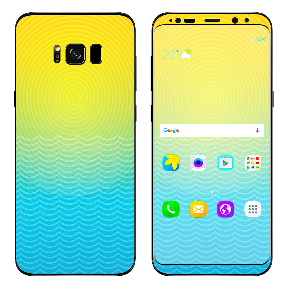  Sun And Ocean Samsung Galaxy S8 Skin