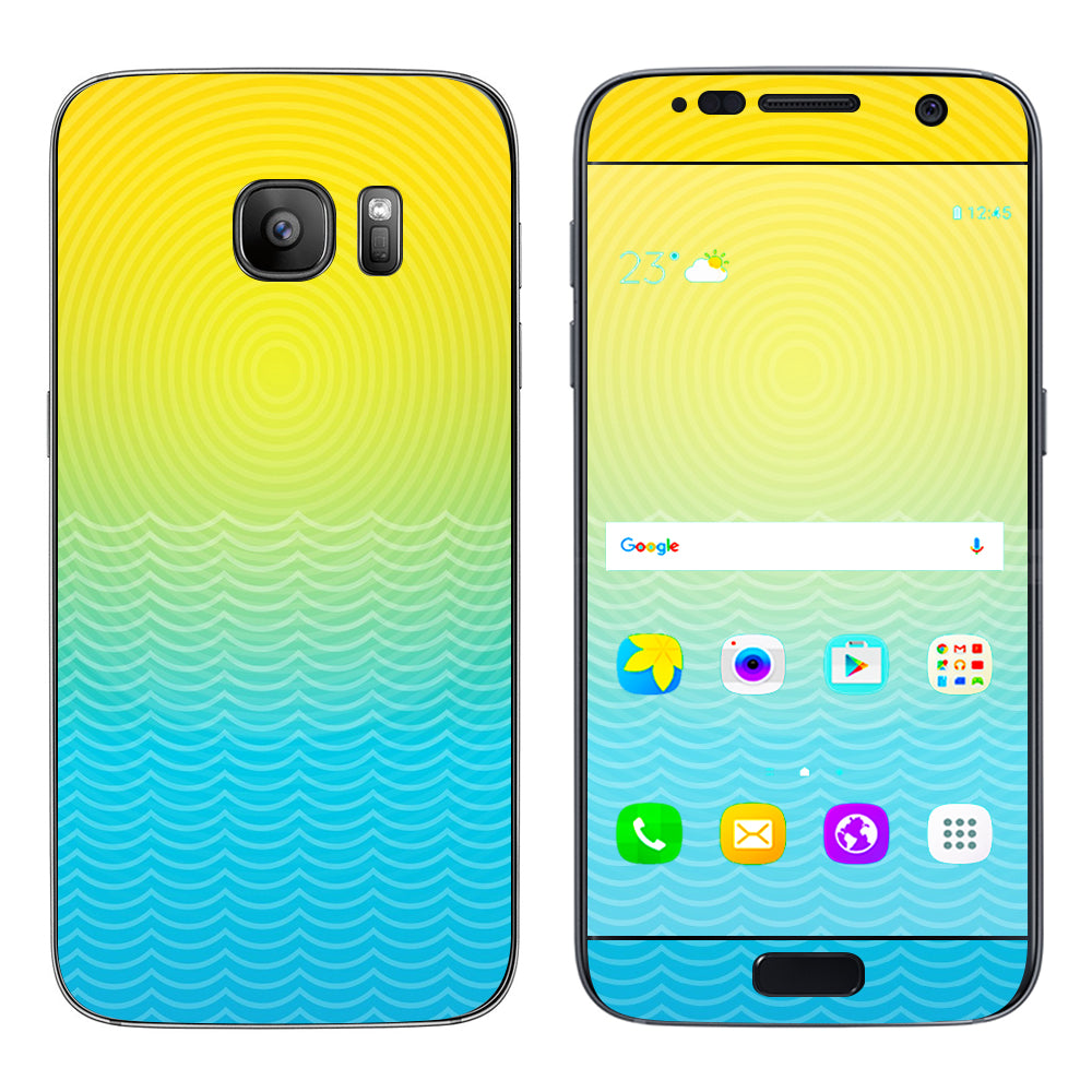  Sun And Ocean Samsung Galaxy S7 Skin