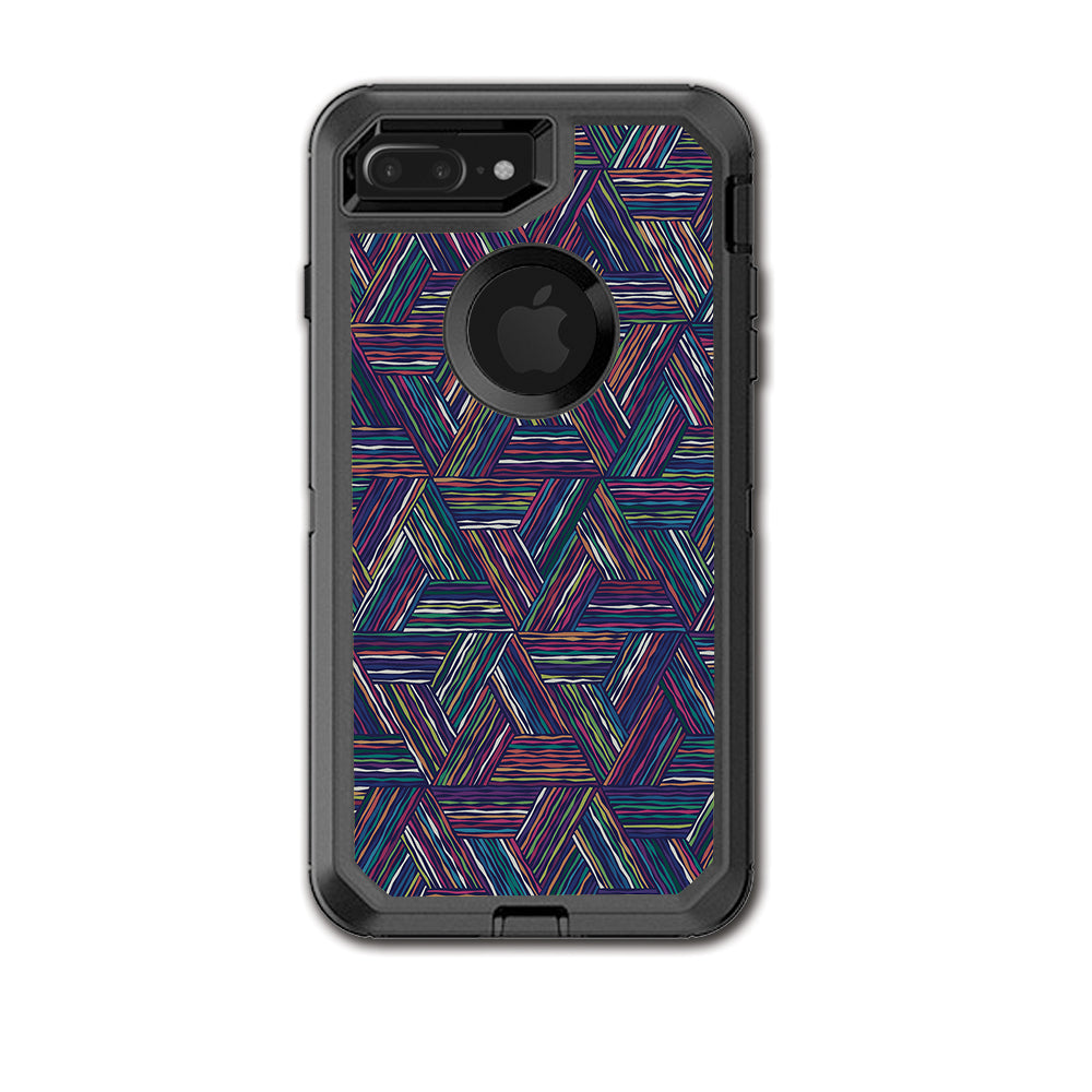  Triangle Weave Otterbox Defender iPhone 7+ Plus or iPhone 8+ Plus Skin