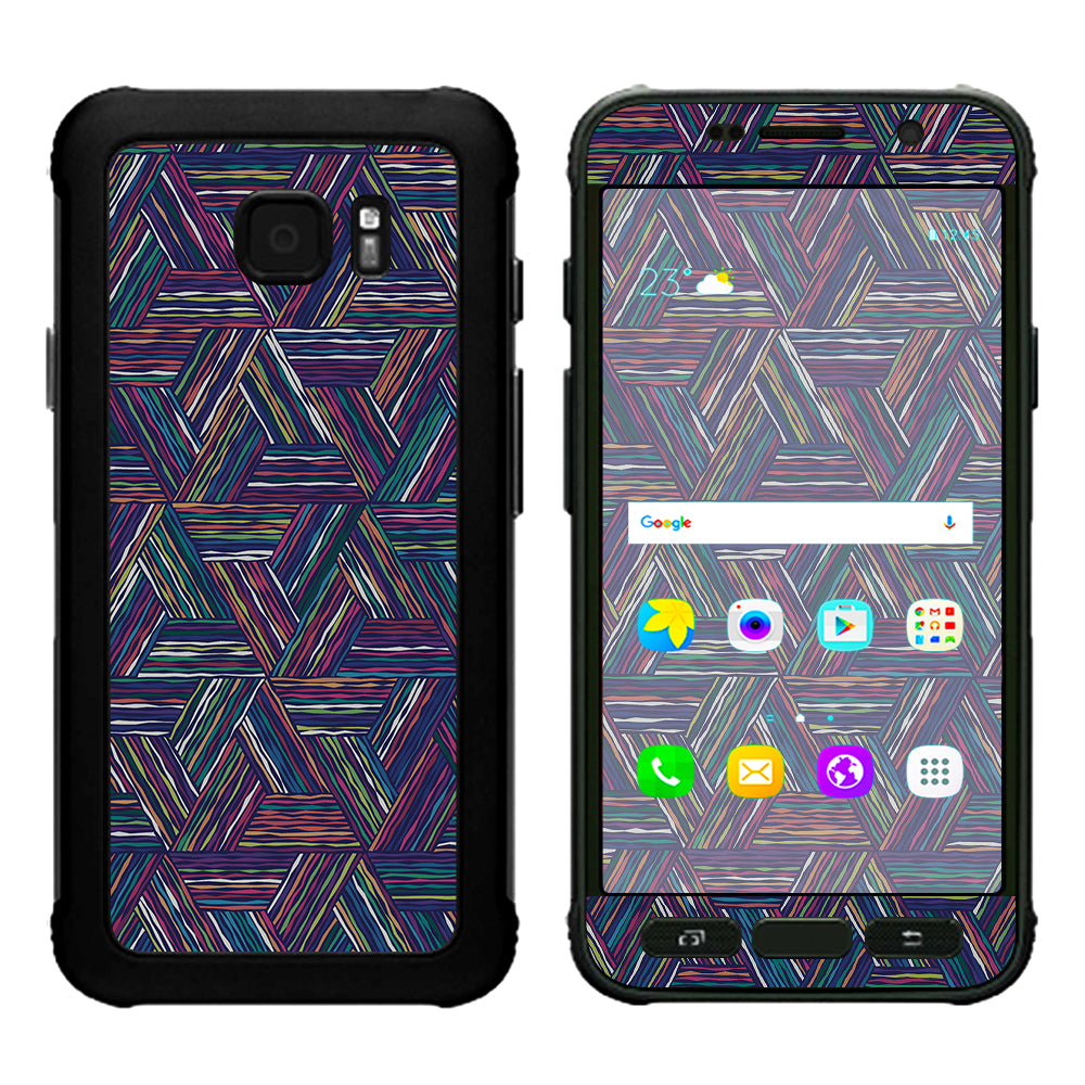  Triangle Weave Samsung Galaxy S7 Active Skin