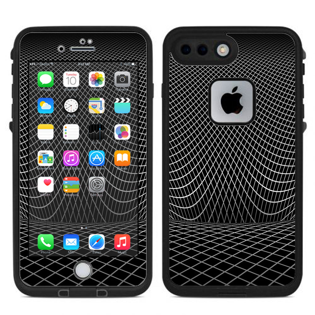  Wire Frame Illusion Lifeproof Fre iPhone 7 Plus or iPhone 8 Plus Skin