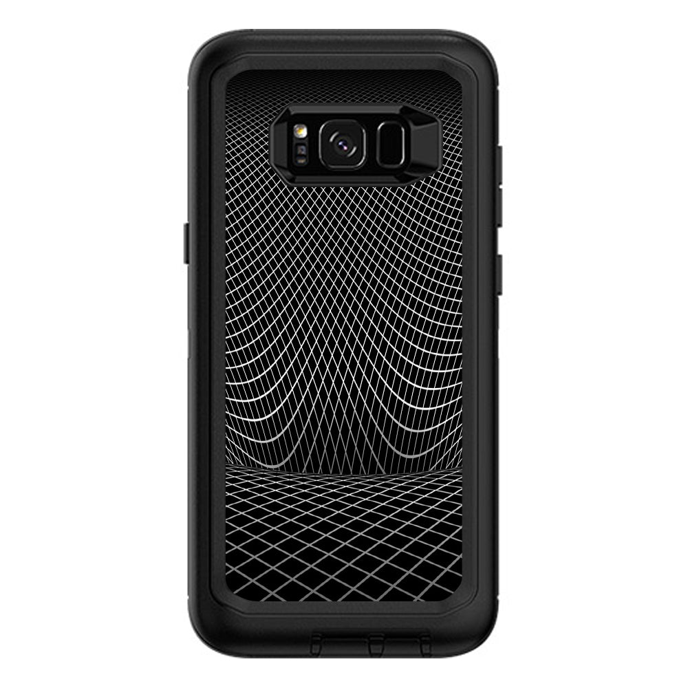  Wire Frame Illusion Otterbox Defender Samsung Galaxy S8 Plus Skin