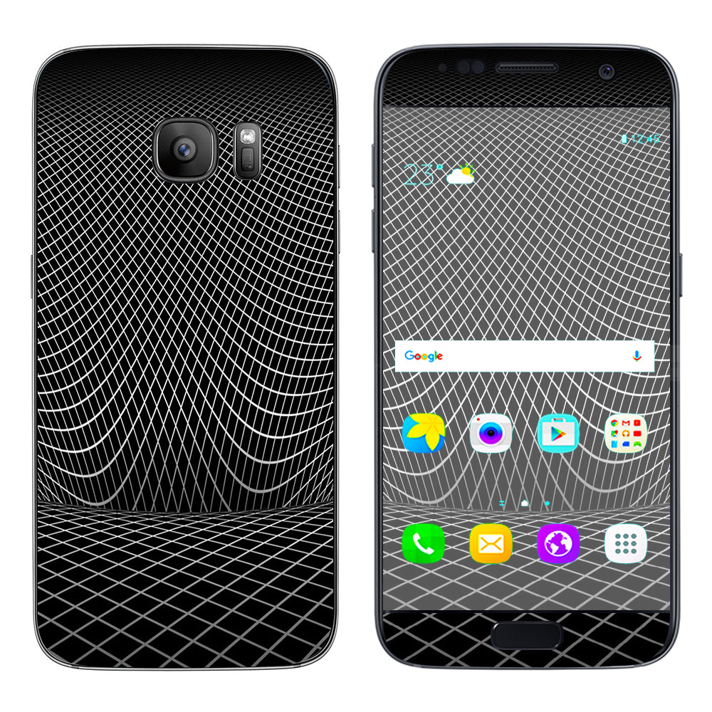  Wire Frame Illusion Samsung Galaxy S7 Skin