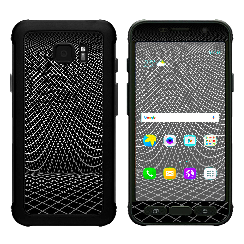  Wire Frame Illusion Samsung Galaxy S7 Active Skin