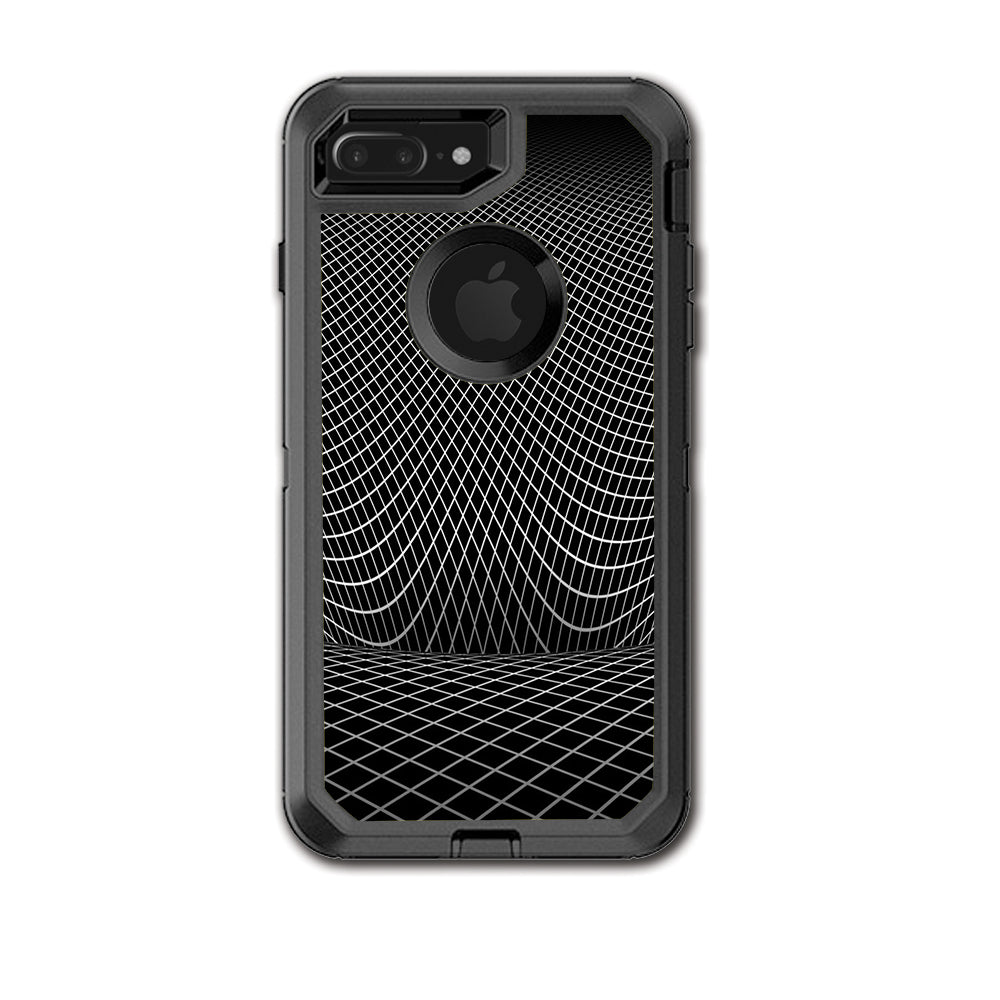  Wire Frame Illusion Otterbox Defender iPhone 7+ Plus or iPhone 8+ Plus Skin