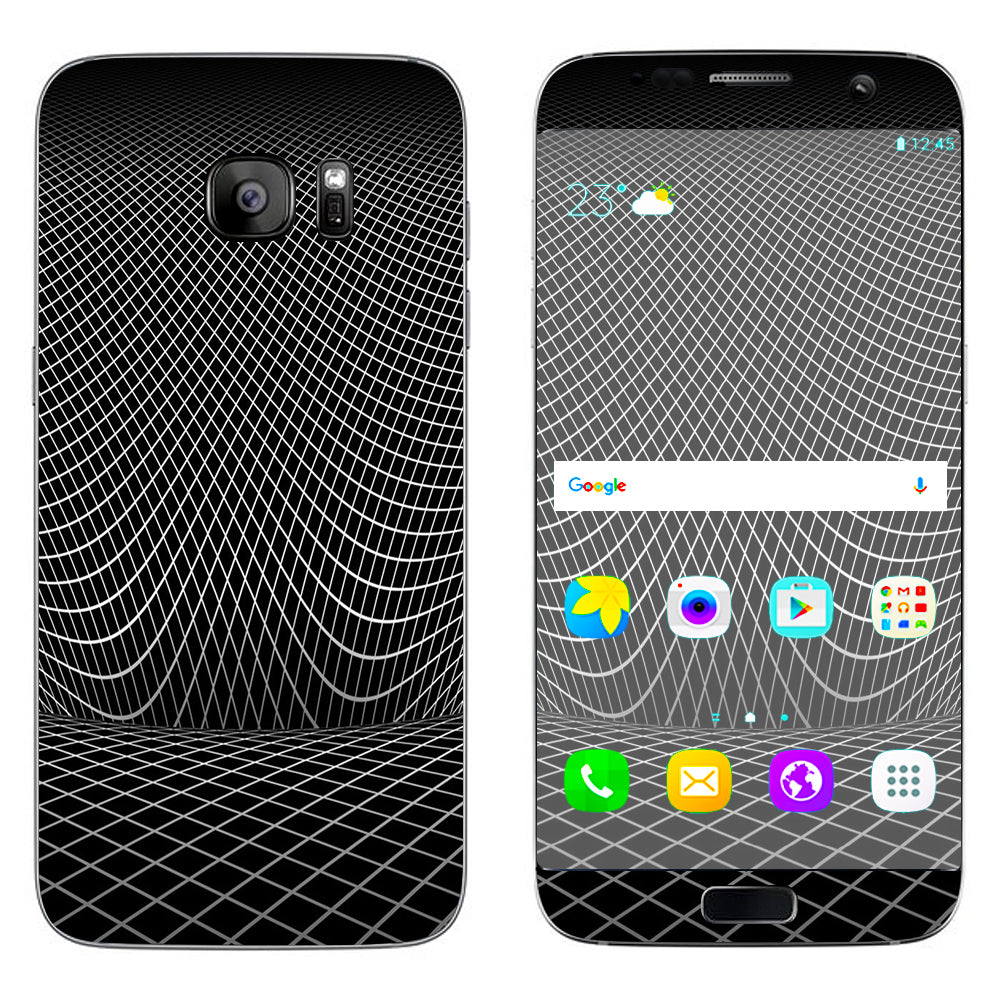  Wire Frame Illusion Samsung Galaxy S7 Edge Skin