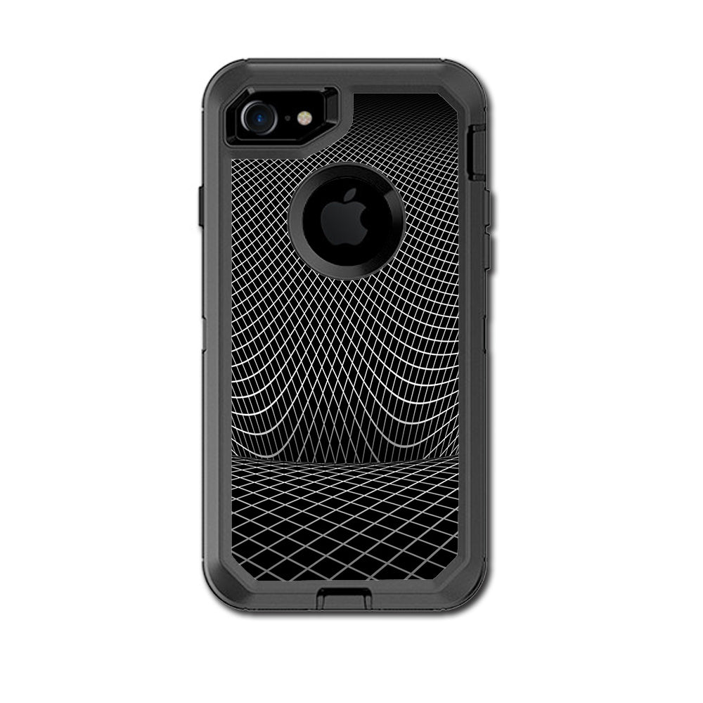  Wire Frame Illusion Otterbox Defender iPhone 7 or iPhone 8 Skin