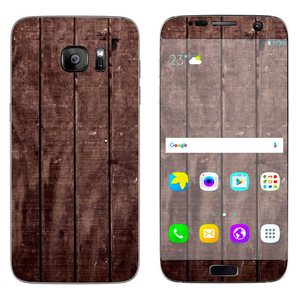  Wood Floor Samsung Galaxy S7 Edge Skin
