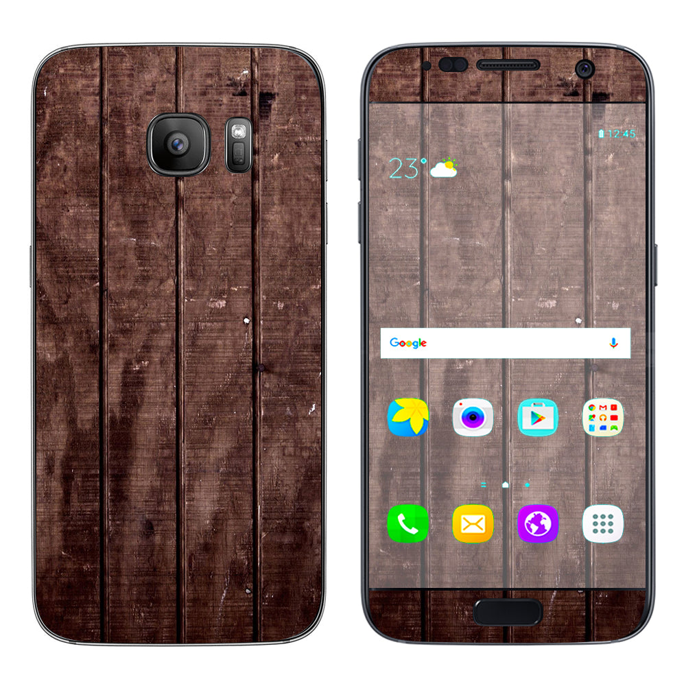  Wood Floor Samsung Galaxy S7 Skin