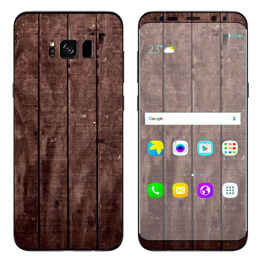  Wood Floor Samsung Galaxy S8 Skin