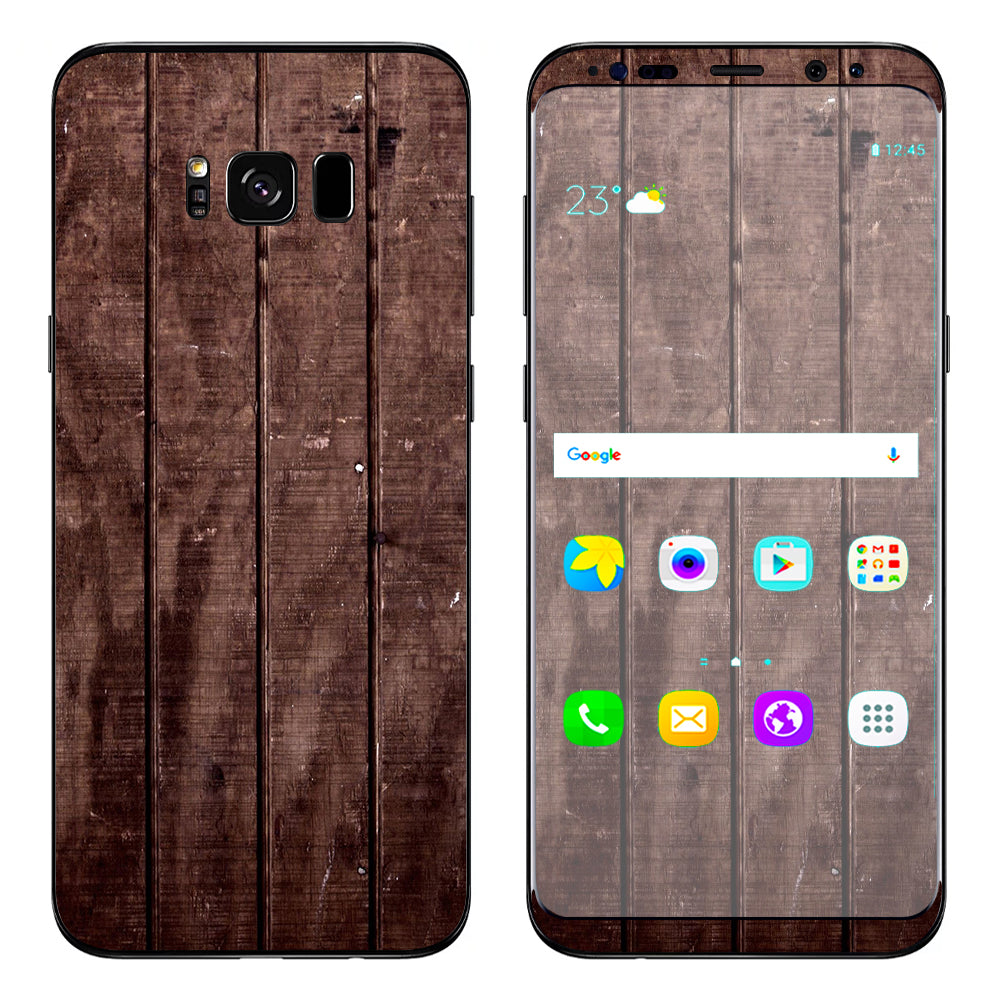  Wood Floor Samsung Galaxy S8 Plus Skin