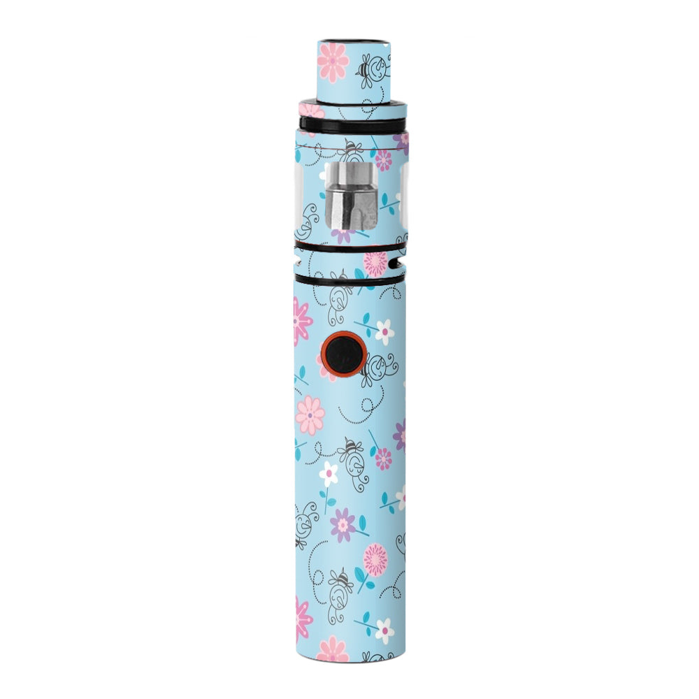  Bees Flowers Smok Stick V8 Skin
