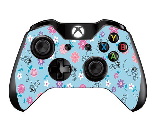  Bees Flowers Microsoft Xbox One Controller Skin