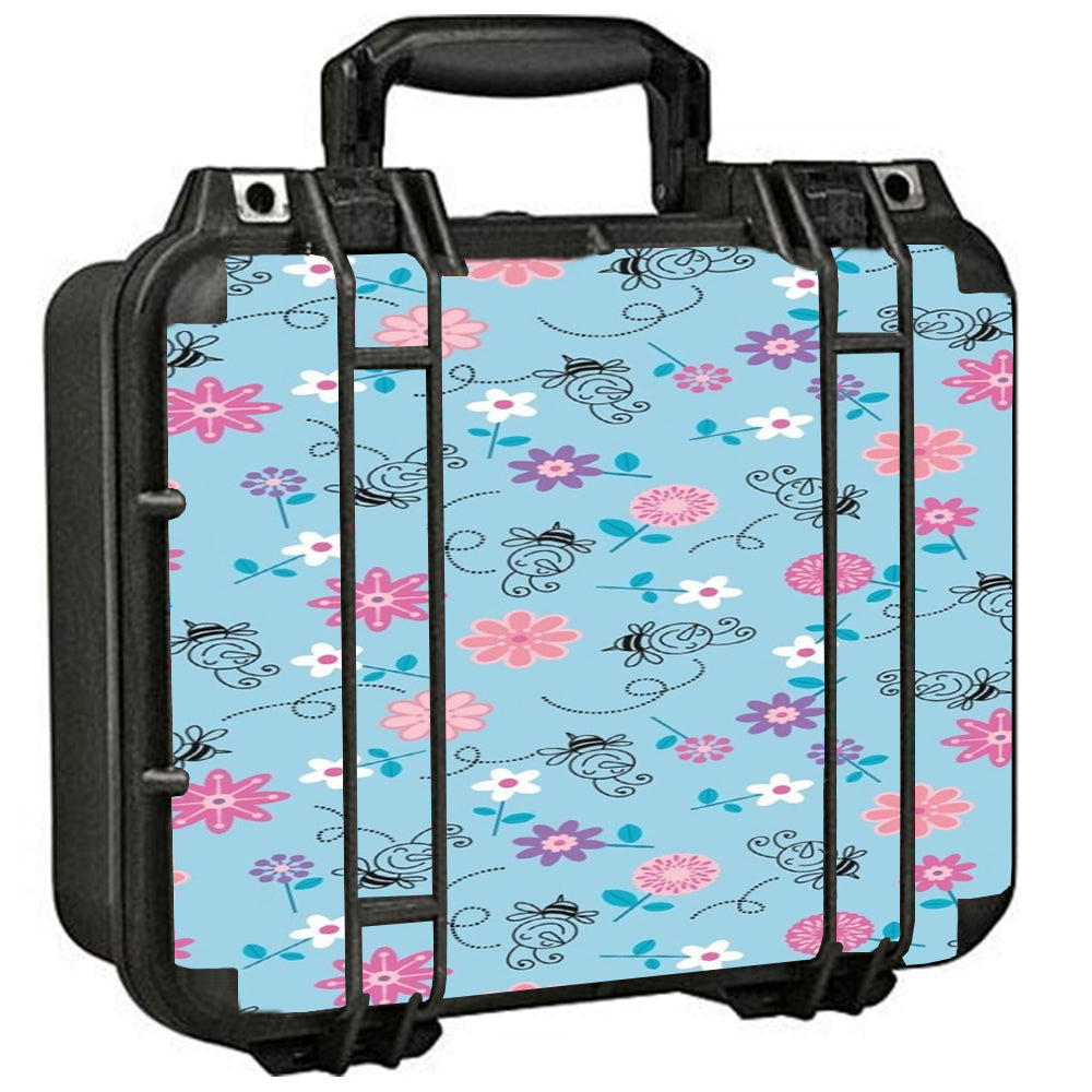  Bees Flowers Pelican Case 1400 Skin