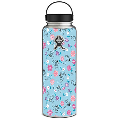 Bees Flowers Hydroflask 40oz Wide Mouth Skin