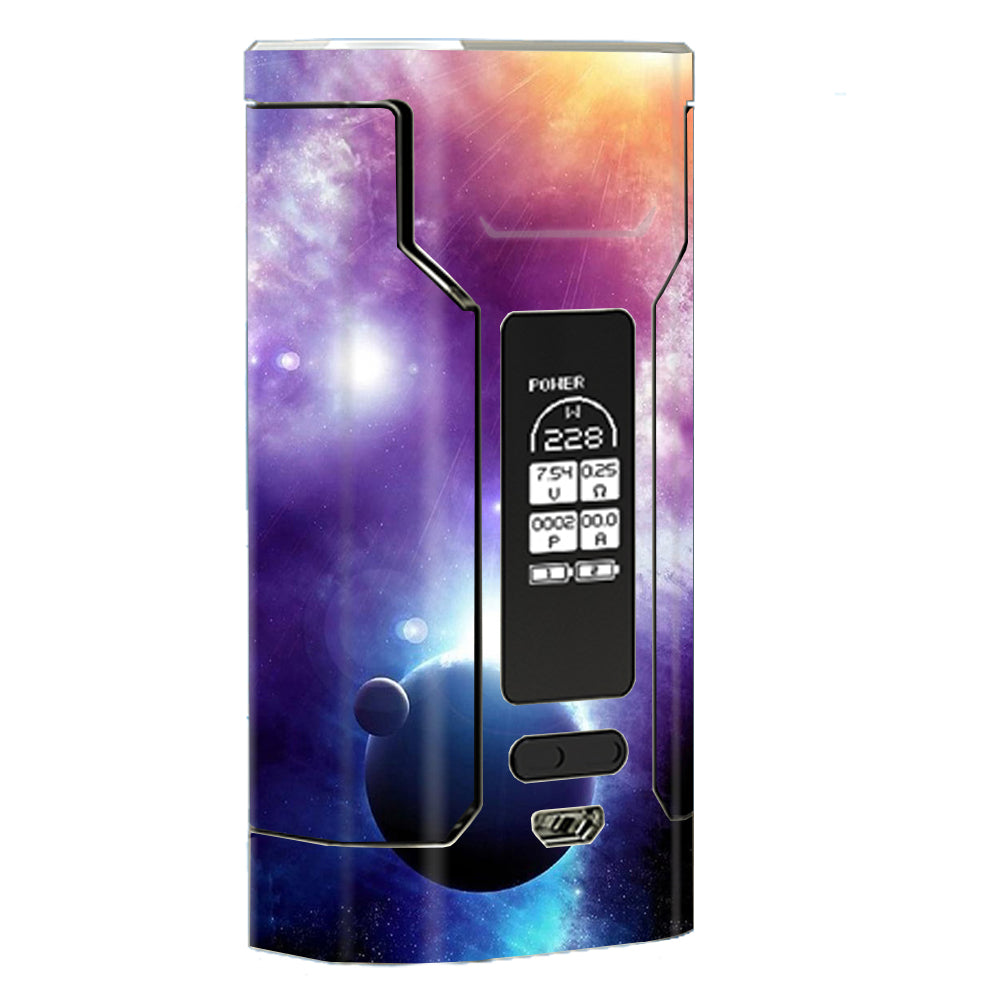 Sun Rays Galaxy Planets Wismec Predator 228 Skin