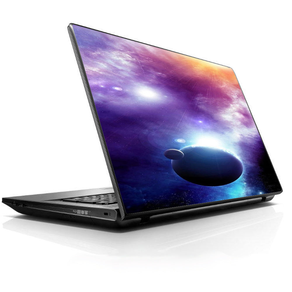  Sun Rays Galaxy Planets Universal 13 to 16 inch wide laptop Skin