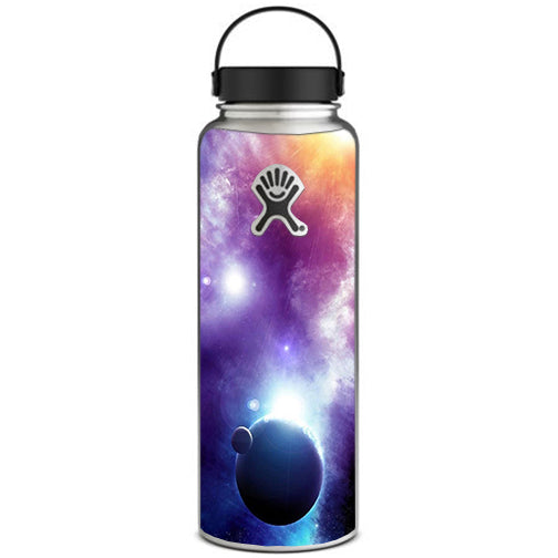  Sun Rays Galaxy Planets Hydroflask 40oz Wide Mouth Skin