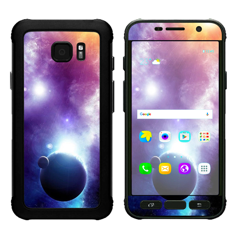  Sun Rays Galaxy Planets Samsung Galaxy S7 Active Skin