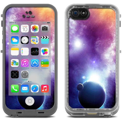  Sun Rays Galaxy Planets Lifeproof Fre iPhone 5C Skin