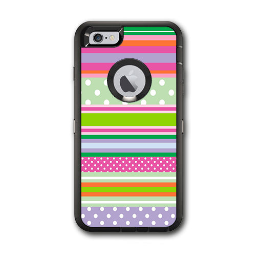  Colorful Chevron Otterbox Defender iPhone 6 PLUS Skin