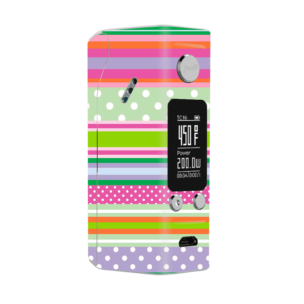  Colorful Chevron Wismec Reuleaux RX200S Skin