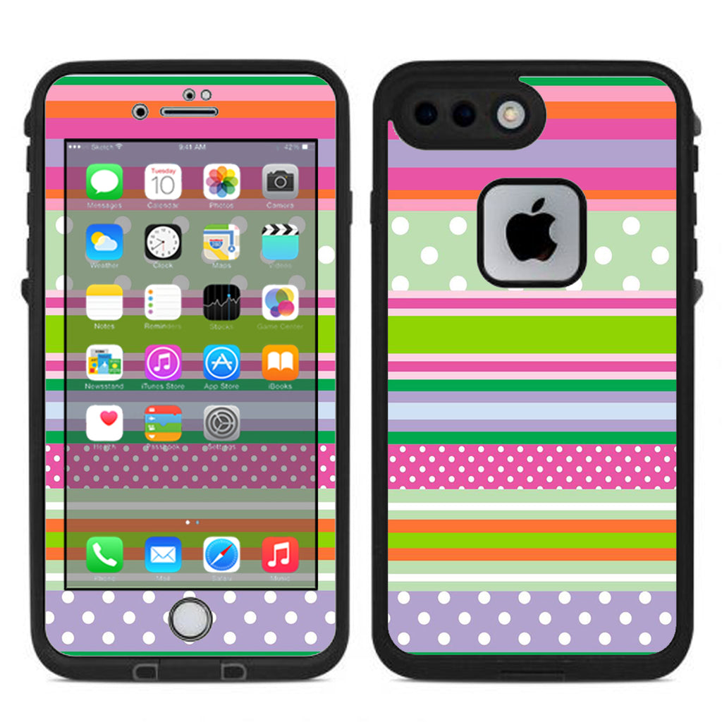  Colorful Chevron Lifeproof Fre iPhone 7 Plus or iPhone 8 Plus Skin