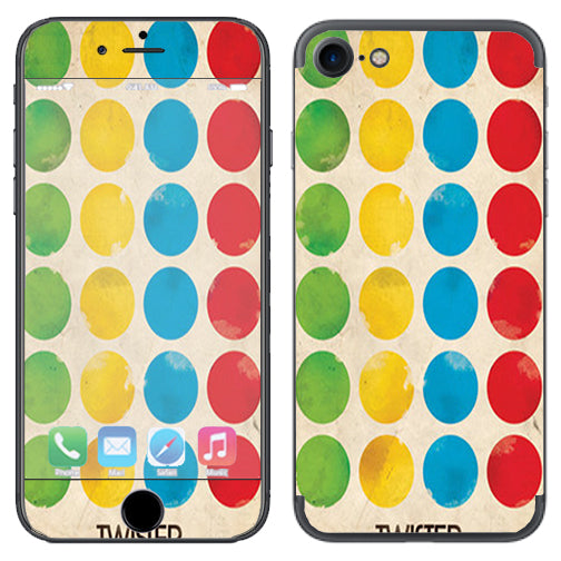  Twister Dots Apple iPhone 7 or iPhone 8 Skin